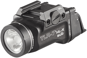 Streamlight 69503 TLR-7 HL-X SUB USB  Black 6000 Series Aluminum Glock 43x/48 1000 Lumens