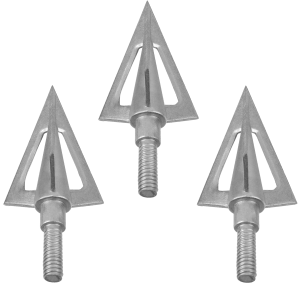 Allen 14615 Ion Fixed Blade Broadhead Gray 3 Pack