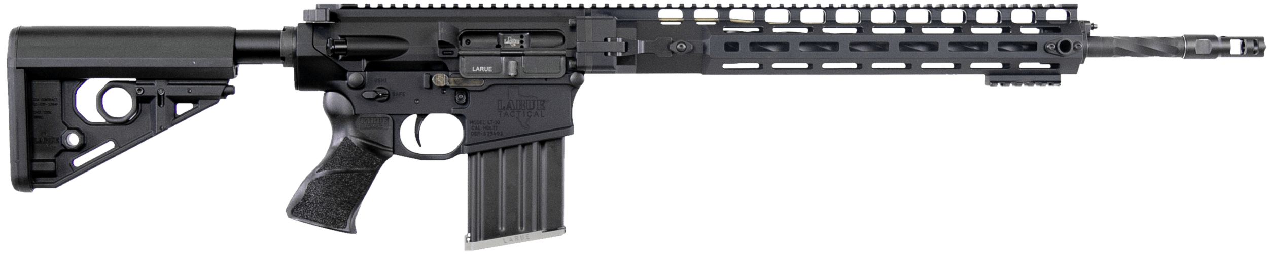 Larue Tactical LTMRGGS65CM20 LT10 6.5 Creedmoor 20+1 20" R.A.T. Stock A-P.E.G. Grip Black