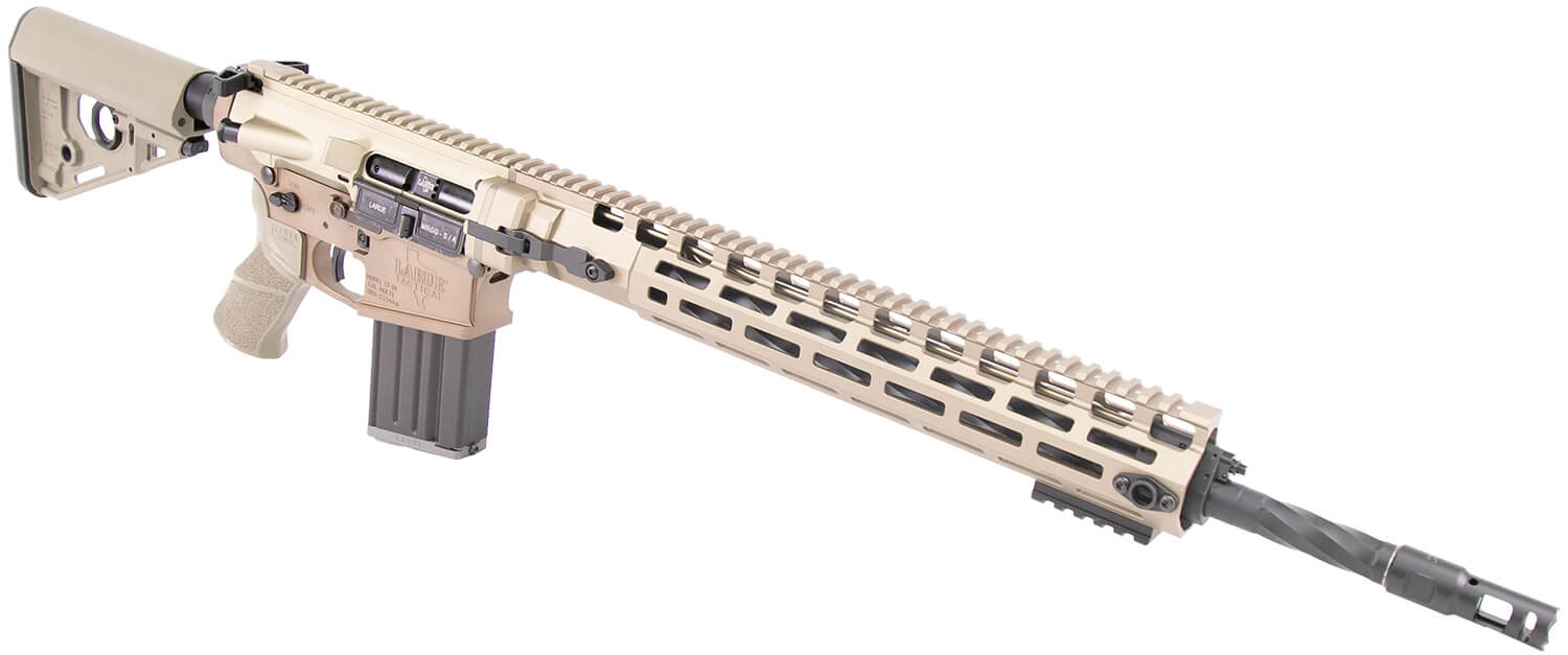 Larue Tactical LTMRGGS65CM20FDE LT10 6.5 Creedmoor 20+1 20" R.A.T. Stock A-P.E.G. Grip FDE - Image 3