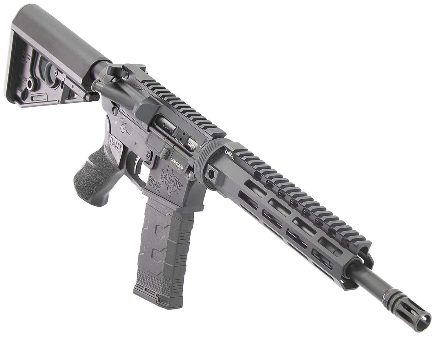 Larue Tactical LT1555612MLOK LT15 MLOK 5.56 30+1 12" Stealth Barrel Black Right Hand - Image 2