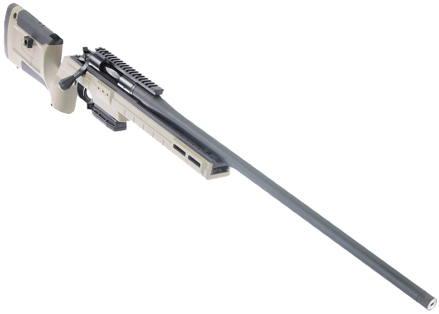 Larue Tactical LTKRGSIETE2225026FDE Siete 22-250 Rem 5+1 26" Black Match Grade Threaded Barrel Picatinny Rail Receiver Flat Dark Earth Larue KRG Bravo Synthetic Stock Right Hand - Image 3