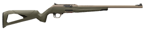 Winchester Repeating Arms 521158102 Wildcat SR 22 LR 10+1 16.50" Flat Dark Earth Button Rifled Barrel  Flat Dark Earth Picatinny Rail Polymer Receiver  Adj Cheek Piece & LOP OD Green Synthetic Stock