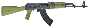 Riley Defense Inc RAK102G RAK  7.62x39mm 30+1 16.25" Black Nitride Threaded Barrel  Black Oxide Mil-Spec Receiver  Fixed Army Green Polymer  Stock OD Green Polymer Grip
