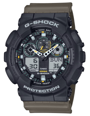 G-Shock GA100TU1A3CR   Green Band CR1220