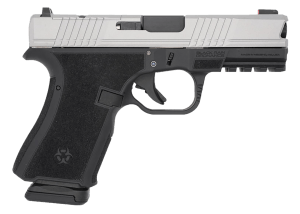 Black Rain Ordnance FL9MMBLKSM Frontline Compact Frame 9mm Luger 15+1 4" Black Nitride Steel Barrel Satin Optic Ready/Serrated Stainless Steel Slide Black Cerakote Polymer Frame w/Picatinny Rail Textured Black Polymer Grip