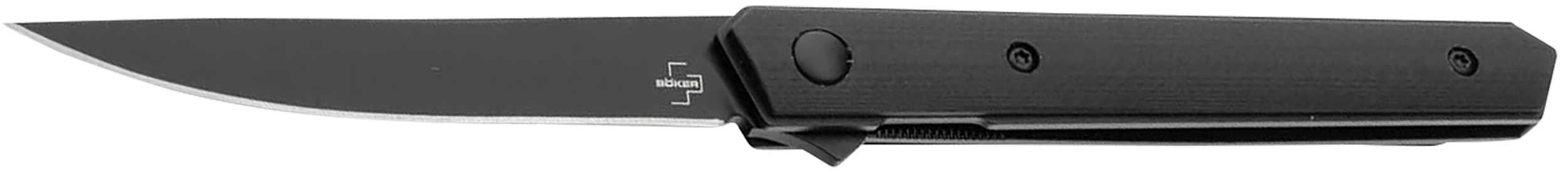 Boker 01BO329 Plus Kwaiken Air Mini Pocket 3.07" Plain Black G10 Handle