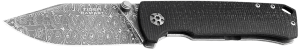 Boker 111103DAM Tiger-Damast  Pocket 3.35" Damascus Blade Micarta Handle