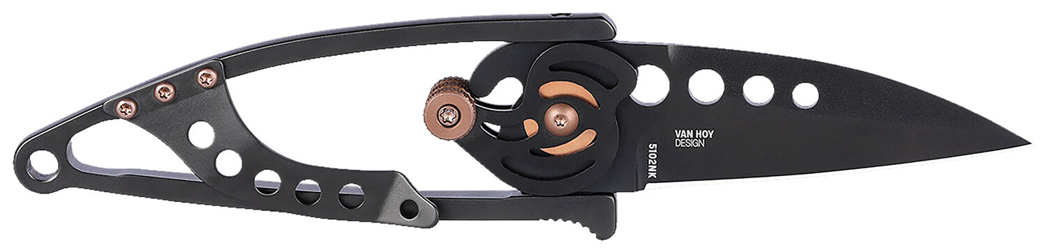 CRKT 5102NK Snap Lock 2.93" Folding Drop Point Plain Bead Blasted 420J2 SS Blade/ Stainless Steel Handle - Image 2