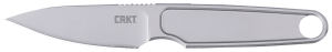 CRKT 7066 HangTi EDC 1.06" Fixed Kiridashi Plain Bead Blasted Titanium Blade Bead Blasted Titanium Handle