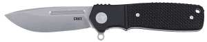 CRKT K246KXP Homefront Compact 2.91" Folding Plain S35VN SS Blade Black/Gray G10 Handle