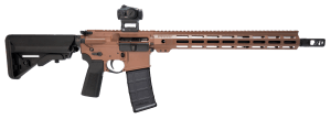 Bushmaster 0010006H212 Bravo Zulu 5.56 NATO 30rd 16" Salt Bath Nitride 7075 Aluminum Alloy Receiver H Series Cerakote Grip