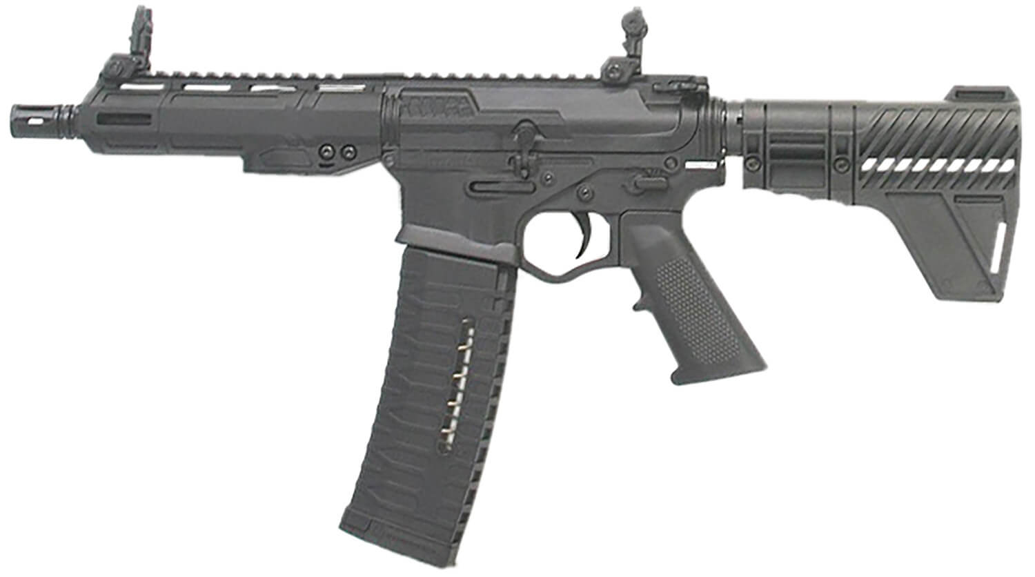 ATI ATIGAX5567ML60 Alpha Maxx 5.56x45mm 60+1 7.50" Black 7" M-LOK Handguard Black Polymer Stock - Image 2