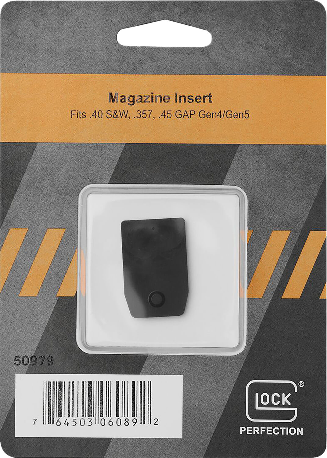 Glock 50978 Magazine Insert Floor Plate 9mm Fits Glock 43 Slim Black - Image 2