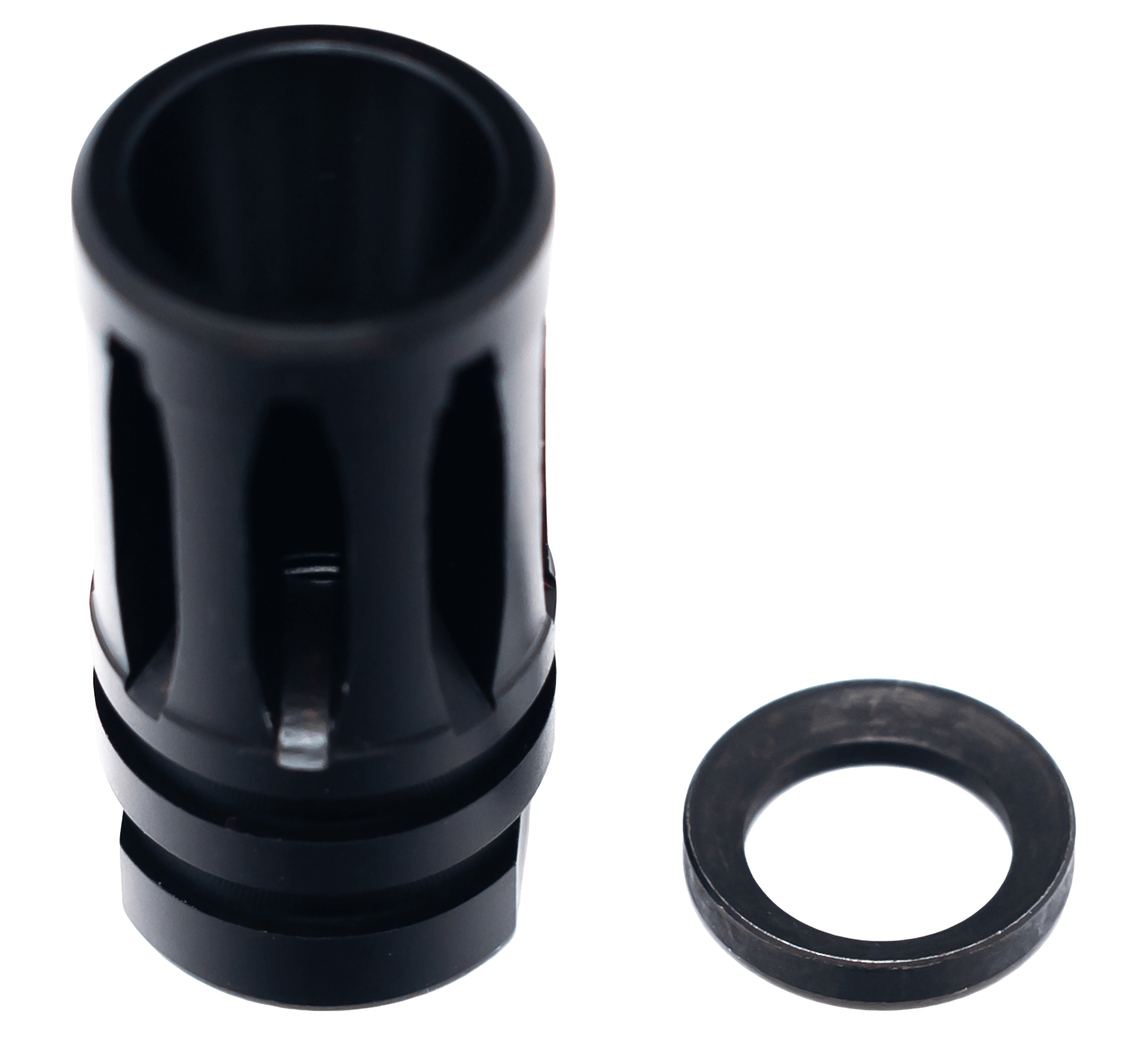 Faxon Firearms FFMD762A2 A2 Flash Hider 308 Win/30 Cal/300 Blackout 5/8"x24 Threads Black Nitride Steel 1.75" OAL