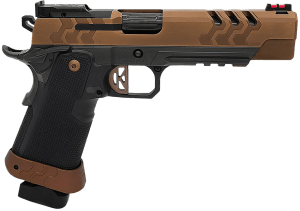 Kimber Mfg inc 3500053 2K11 Target (OR) 9mm 20+1 5" High Polished w/ Coyote PVD Brush Polish Flats w/ DLC Coating Stainless Steel Slide Aluminum Grip