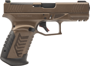 Derya Firearms DY9MBFTR DY9 9mm Luger 15+1 4.02" Black Melonite Steel Barrel Midnight Bronze Cerakote Optics Ready/Serrated Alloy Steel Slide & Polymer Frame w/Accessory Rail Interchangeable Backstrap Grip