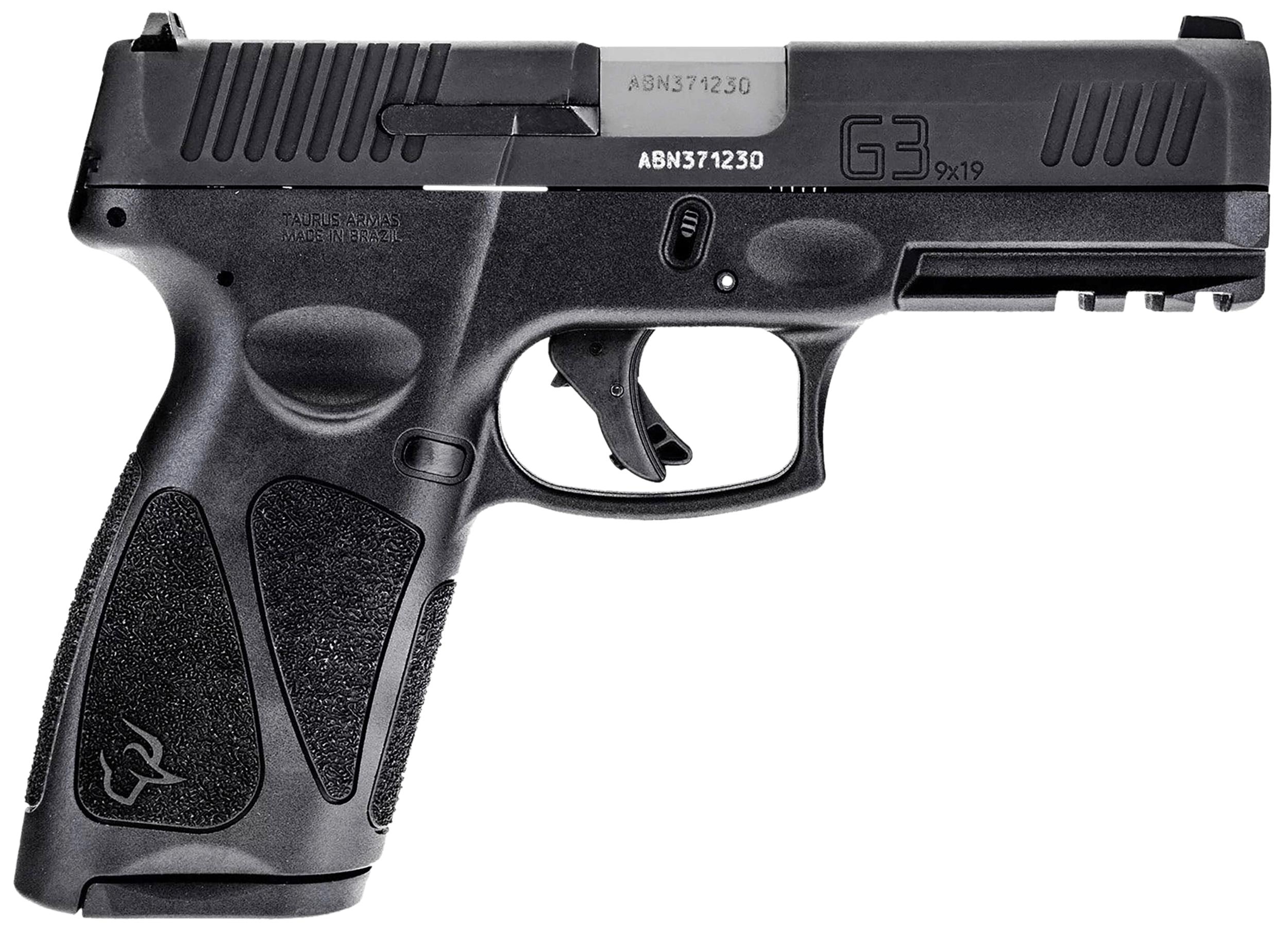 Taurus 1-G3BSR9041 G3 Full Size Frame 9mm Luger 17+1 4" Matte Stainless Steel Barrel Matte Black Serrated Alloy Steel Slide Black Polymer Frame w/Picatinny Rail Textured Grip