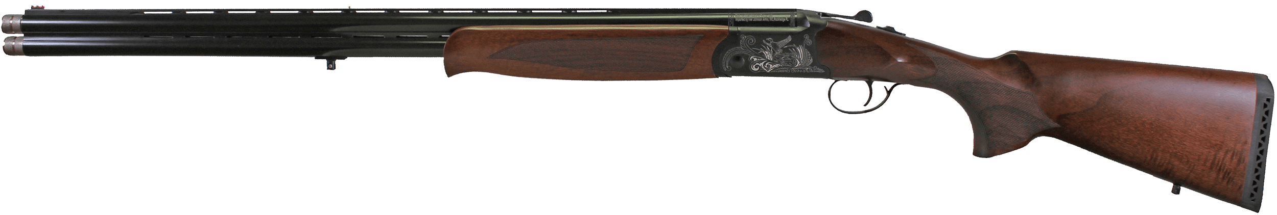 Iver Johnson Arms IJ60020 IJ600 20 Gauge Break Open 3" 2rd 28" Over/Under Vent Rib Barrel Matte Black Chromed w/Engraving Steel Receiver Fixed Walnut Checkered Wood Stock & Forend