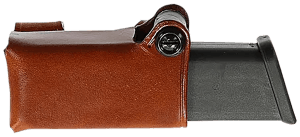 Galco HMC24 HMC Mag Carrier Horizontal Tan Steerhide Fits Glock 17 Gen 1-5 Ambidextrous