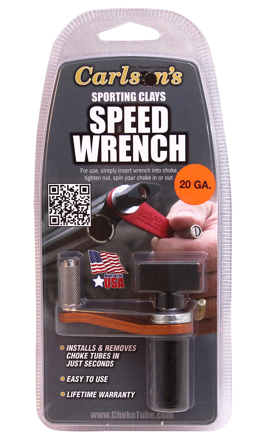 Carlson's Choke Tubes 06602 Sporting Clays Speed Wrench Red/Black Stainless Steel - Image 2