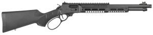 Smith & Wesson 14194 1854 Stealth Hunter 357 Mag 8+1 16.30" Black Armornite Threaded Barrel Black Anodized Picatinny Rail Receiver Fixed w/Textured Grip Panels Black Synthetic Stock
