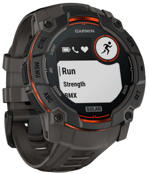Garmin 0100293500 Instinct 3 Solar Black Charcoal Band