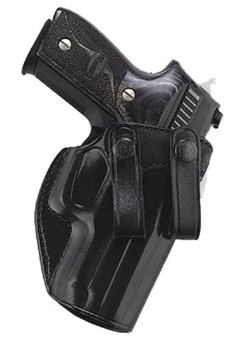 Galco SUM226B Summer Comfort IWB Black Leather Compatible w/ Glock 19X/19 Gen1-5/23 Gen2-5 Belt Loop Mount Right Hand