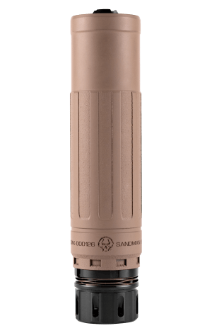 Dead Air SMXKMFDE Sandman X KeyMo 300 RUM 5/8″x24 Flat Dark Earth
