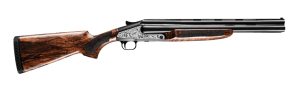 ATI ATIGKOF123B18 3B 12 Gauge 3.50" 3 18" Black Three Barrel Vent Rib Black Engraved Receiver Fixed Wood Stock