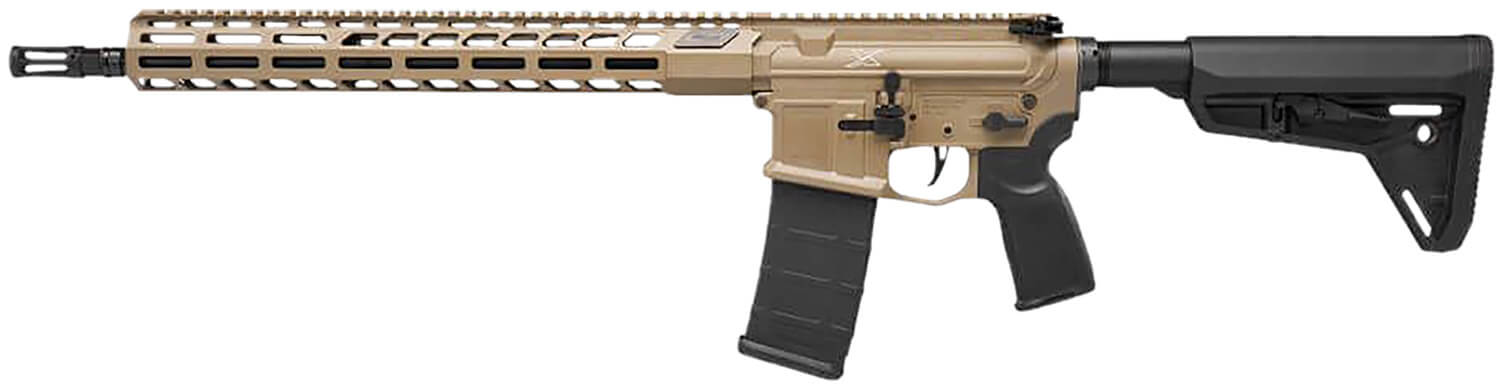 Sig Sauer RM400SDI16BFDE M400 SDI-X 5.56 NATO 30+1 16" Black Threaded Barrel Flat Dark Earth Cerakote Picatinny Rail Aluminum Receiver M-LOK Handguard 6 Position Magpul SL Black Synthetic Stock Reduced Angle Grip Ambidextrous - Image 2