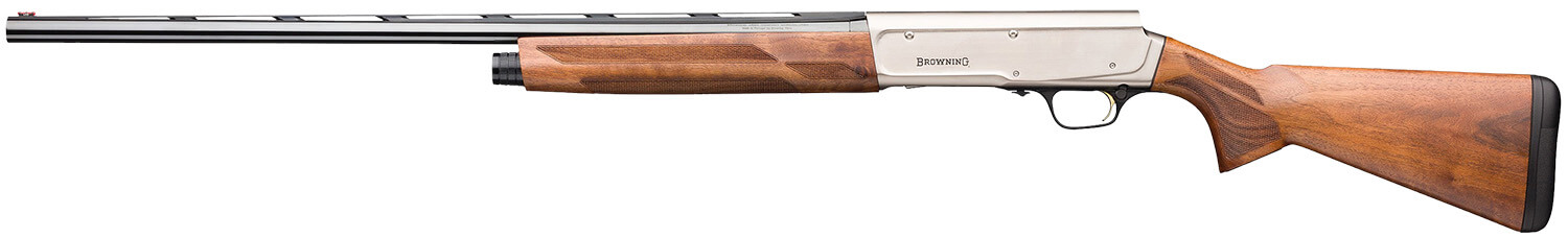 Browning 0119036004 A5 Upland Full Size 20 Gauge Semi-Auto 3" 3- 2.75" Shells 28" Gloss Blued Vent Rib Barrel Matte Nickel Aluminum Receiver Adjustable Grade I Oil Walnut Stock Invector-DS Choke Tube System - Image 2