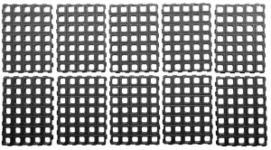 Magpul MAG1501-BLK DAKA Grid Organizer Black Polypropylene