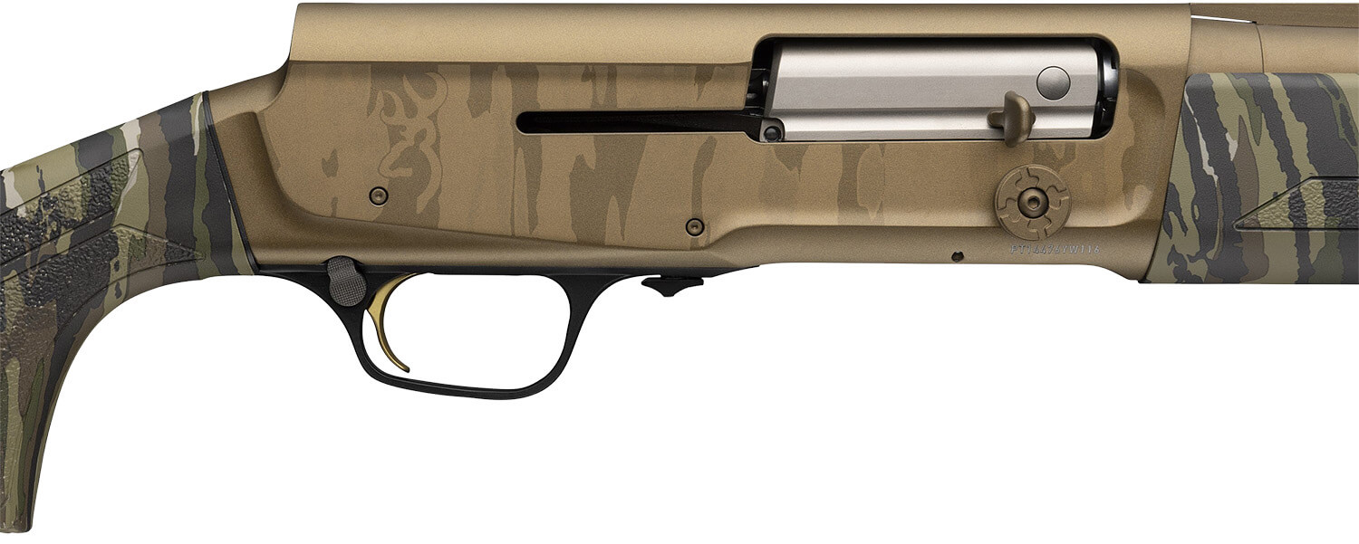 Browning 0119305004 A5 Wicked Wing 16 Gauge Semi-Auto 2.75" 4- 2.75" Shells 28" Burnt Bronze Cerakote Vent Rib Barrel Burnt Bronze Cerakote Humpback Aluminum Receiver Adjustable Realtree Original Composite Stock Invector-DS Extended - Image 3