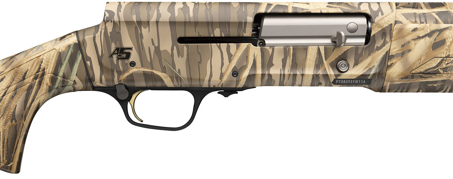 Browning 0119342005 A5 12 Gauge Semi-Auto 3.50" 4- 2.75" Shells 26" Mossy Oak Original Shadow Grass Vent Rib Barrel Humpback Aluminum Receiver Adjustable Composite Stock Invector-DS Chokes - Image 3
