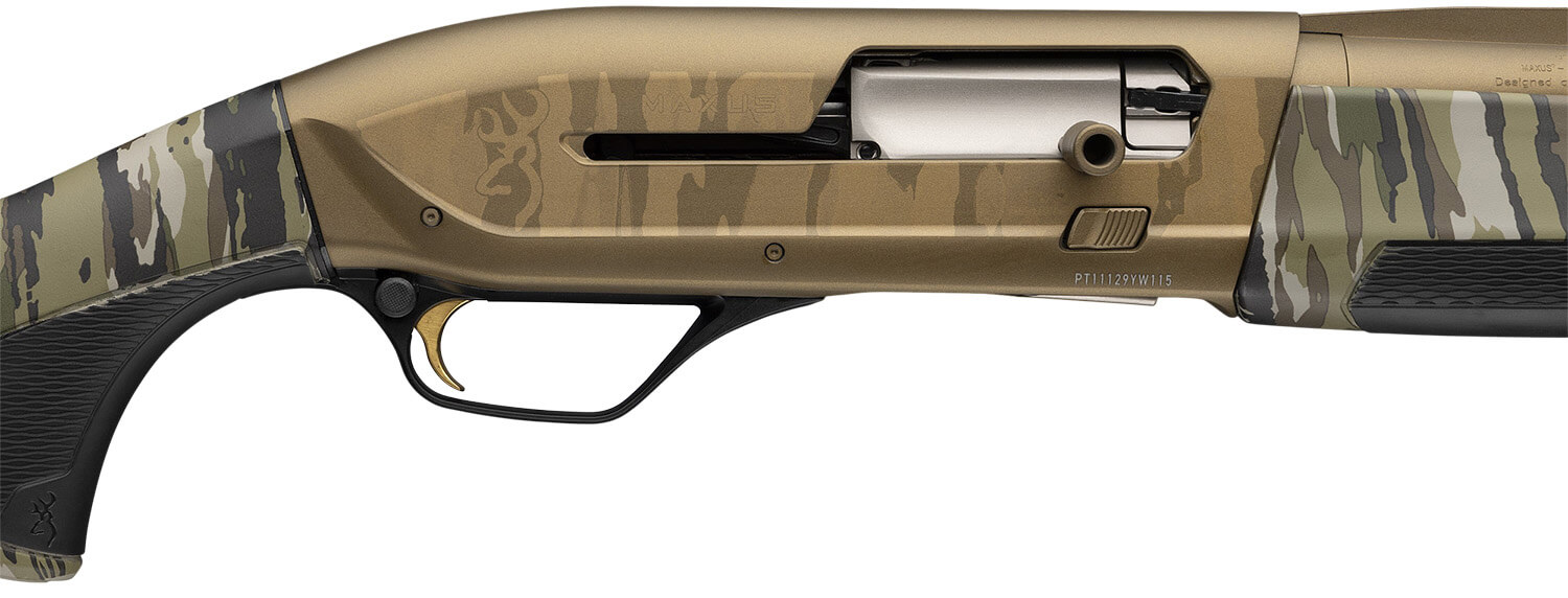 Browning 011786205 Maxus II Wicked Wing 12 Gauge Semi-Auto 3.50" 4- 2.75" Shells 26" Burnt Bronze Cerakote Vent Rib Barrel Burnt Bronze Cerakote Aluminum Receiver Adjustable Realtree Original Composite Stock Banded Invector-Plus Extended Chokes - Image 3