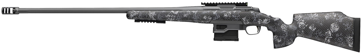 Browning 036043299 X-Bolt 2 Pro LR SPR 6.8 Western 5+1 26" Carbon Gray Cerakote Fluted Threaded Sporter Barrel Carbon Gray Cerakote Picatinny Rail Steel Receiver McMillan Game Warden 2.0 Urban Carbon Ambush Carbon Fiber Stock - Image 2