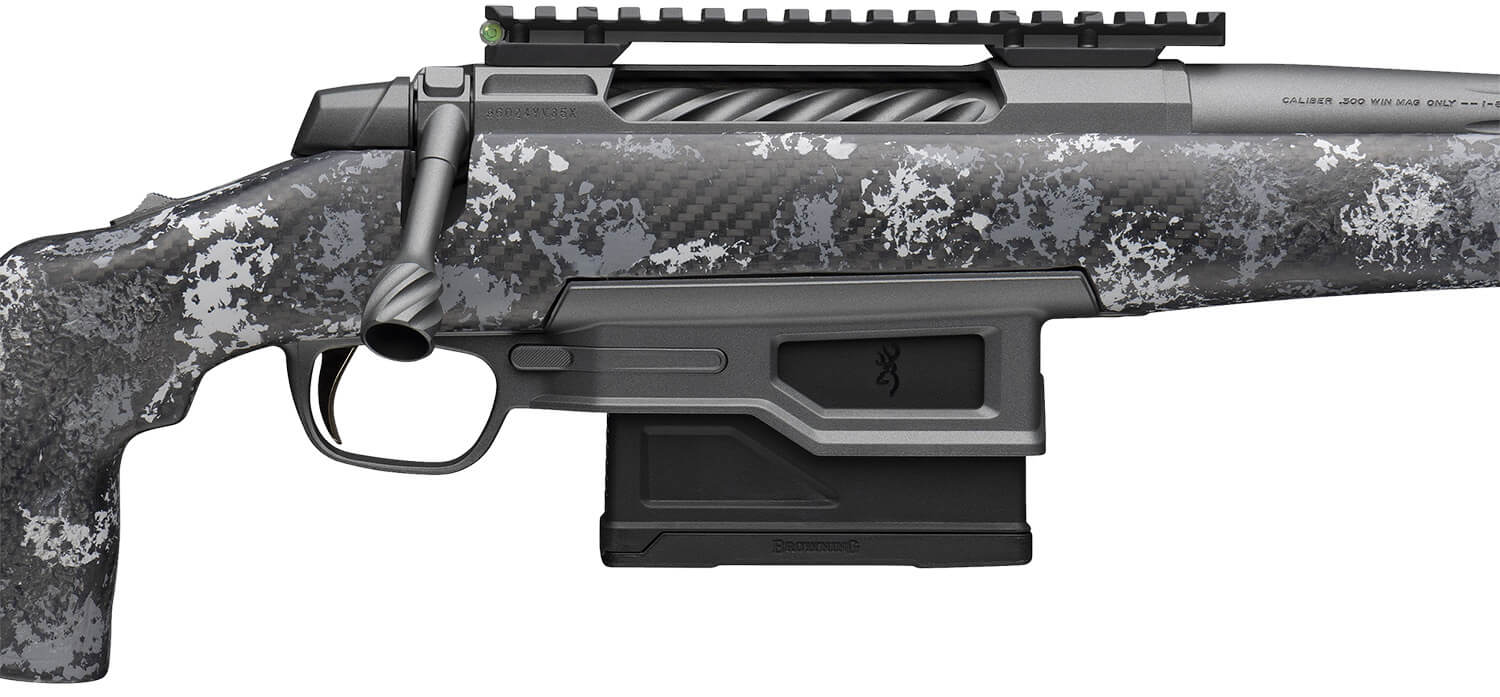 Browning 036081299 X-Bolt 2 Pro LR SPR 6.8 Western 5+1 20" Carbon Gray Cerakote Fluted Threaded Sporter Barrel Carbon Gray Cerakote Picatinny Rail Steel Receiver McMillan Game Warden 2.0 Urban Carbon Ambush Carbon Fiber Stock - Image 3