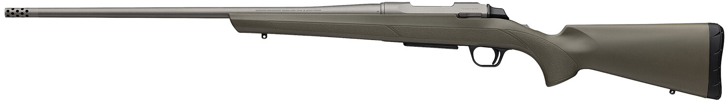 Browning 035842226 AB3 30-06 Springfield 4+1 22" Tungsten Cerakote Threaded Sporter Barrel Tungsten Cerakote Drilled & Tapped Steel Receiver Fixed w/Textured Grip Panels OD Green Composite Stock - Image 2