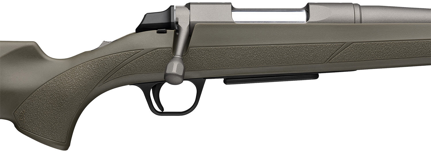 Browning 035842227 AB3 7mm Rem Mag 3+1 26" Tungsten Cerakote Threaded Sporter Barrel & Drilled & Tapped Steel Receiver Fixed w/Textured Grip Panels OD Green Composite Stock - Image 3