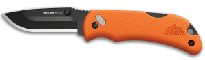 Outdoor Edge RMB222C RazorMini 2.20" Folding Plain 420J2 SS Blade Blaze Orange ABS Polymer Handle