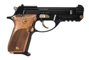 Girsan 390875 MC 14T Solution Compact Frame 380 ACP 13+1 4.50" Black Steel Tip-Up Barrel Black Gloss Serrated Steel Slide Black Gloss w/Gold Accents Aluminum Frame w/Picatinny Rail Black Polymer Grip
