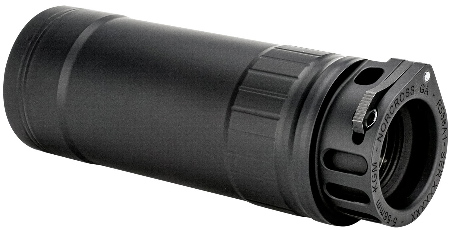 Kgm Suppressors RS-R556A1-QD-BLK R556A1 6mm/5.56 NATO Black Nickel Alloy/Stainless Steel 1/2"x28 - Image 2