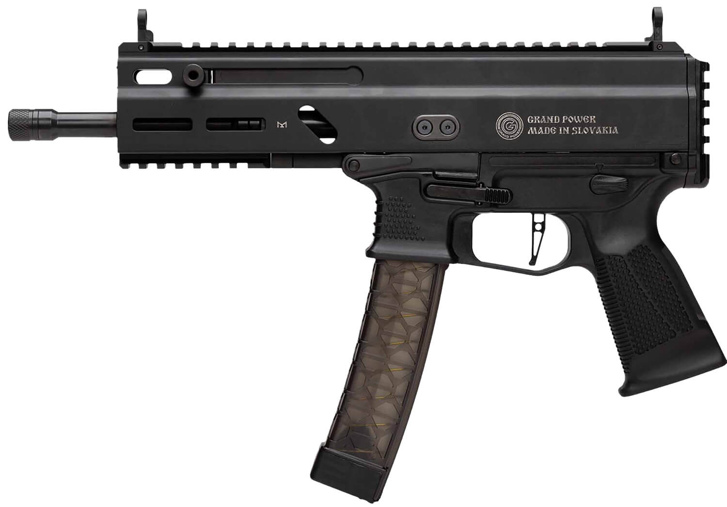 Global Ordnance LLC 8588005808378 Grand Power Stribog SP9A1 9mm Luger 30+1 8" Black - Image 2