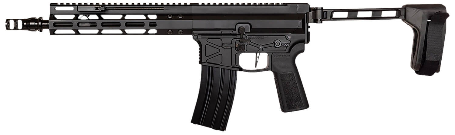Global Ordnance LLC 197892004862 Monolithic 5.56 NATO 12.50" Black Barrel M-LOK Handguard Picatinny Rail Receiver Black Polymer Grip - Image 2