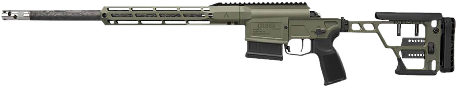 Sig Sauer CROSS30816BSAW Cross Sawtooth 308 Win 5+1 16" Carbon Fiber Wrapped Proof Research Threaded Barrel Moss Green Cerakote Picatinny Rail Receiver ARCA/M-LOK Handguard Precision Adj Folding Moss Green Aluminum Stock AR Compatible Reduced Angle Gr - Image 2