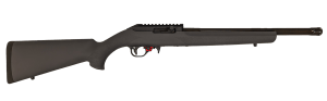 Franklin Armory 0210000GRY F22 22 LR 16" Black Heavy Fluted Threaded Barrel Picatinny Rail Receiver Gray Hogue OverMolded Synthetic Stock