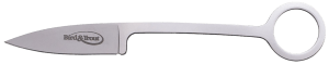 Cold Steel CS20BTJ Bird & Trout 2.25" AUS-8A SS Plain Drop Point Bead Blasted Blade 4.06" Bead Blasted AUS-8A SS Handle