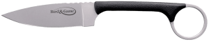 Cold Steel CS20A Bird & Game  3.50" Fixed Drop Point Plain AUS-8A SS Blade  3.75" Black Textured Polymer Handle