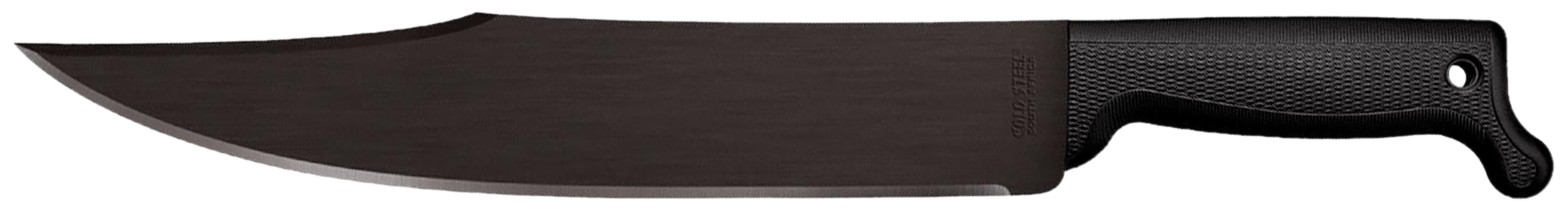 Cold Steel CS97BWM12S Bowie 12" Black Matte Baked-On Anti Rust 65Mn Carbon Steel Blade Black Polypropylene Handle 17.63" Long Includes Sheath